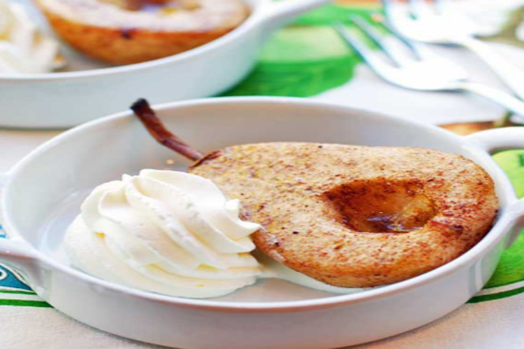 baked pear